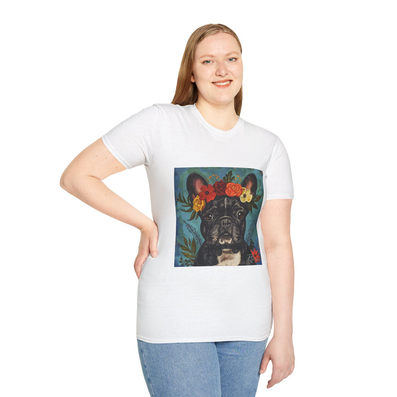 French Bulldog Fine Art Unisex Softstyle T-Shirt