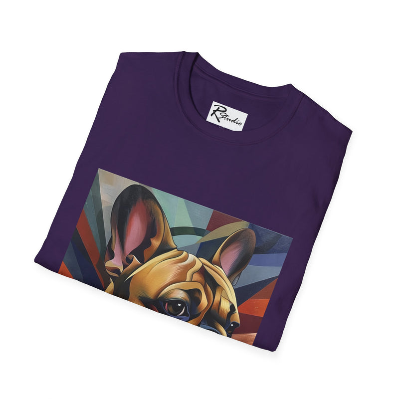 French Bulldog Fine Art Unisex Softstyle T-Shirt