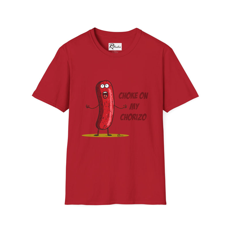 Naughty Nibbles Funny Adult Humor Chorizo Unisex Soft-Style T-Shirt