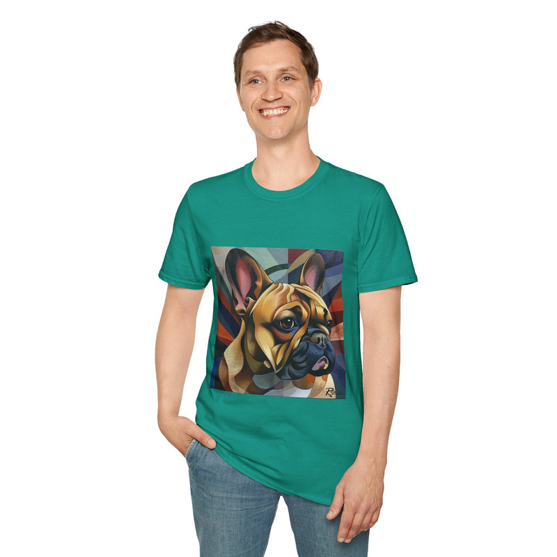 French Bulldog Fine Art Unisex Softstyle T-Shirt