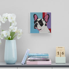 French Bulldog Acrylic Wall Clock - Fine Art Inspired Design