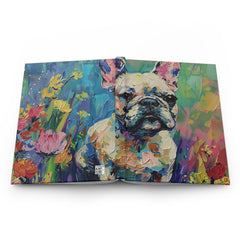 French Bulldog Hardcover Journal - Fine Art Inspired Matte Finish