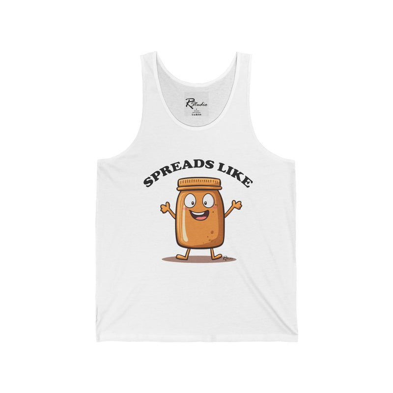 Naughty Nibbles Funny Adult Humor Peanut Butter Unisex Soft-Style Tank Top