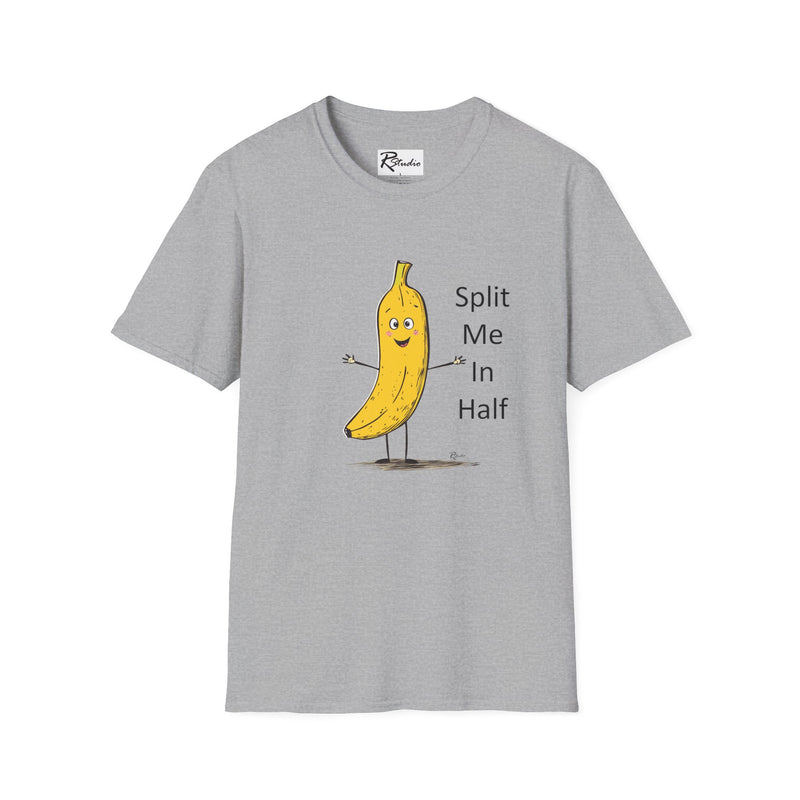 Naughty Nibbles Funny Adult Humor Banana Unisex Soft-Style T-Shirt