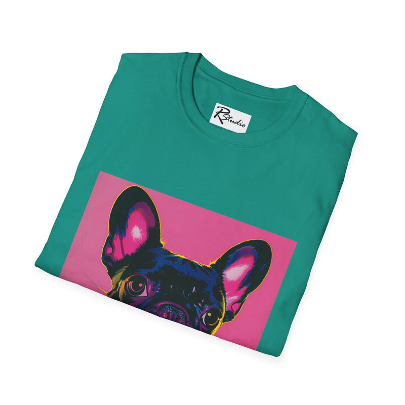 French Bulldog Fine Art Unisex Softstyle T-Shirt