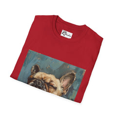 French Bulldog Fine Art Unisex Softstyle T-Shirt