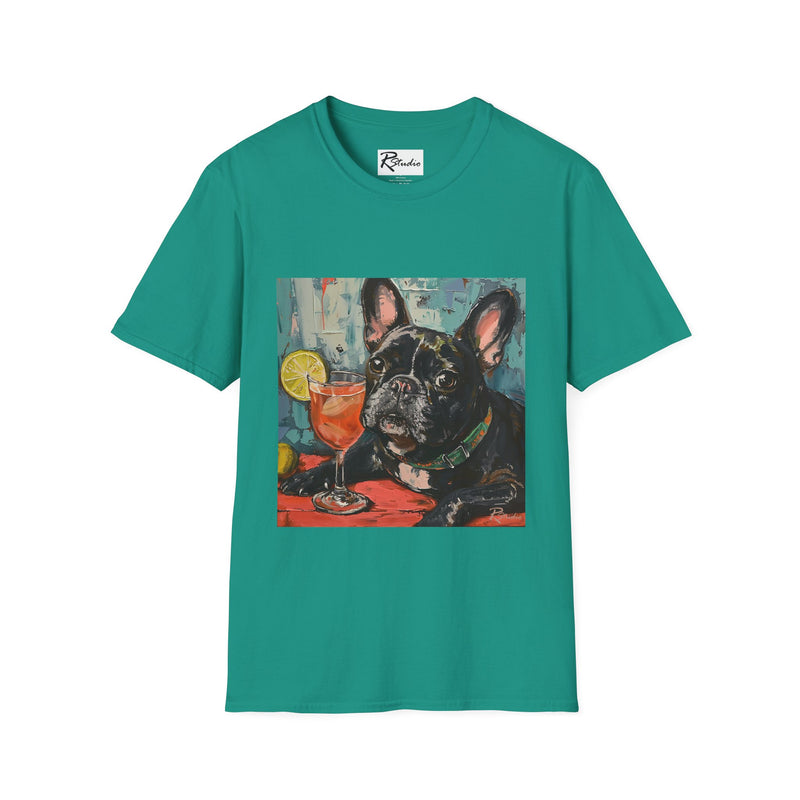 French Bulldog Fine Art Unisex Softstyle T-Shirt