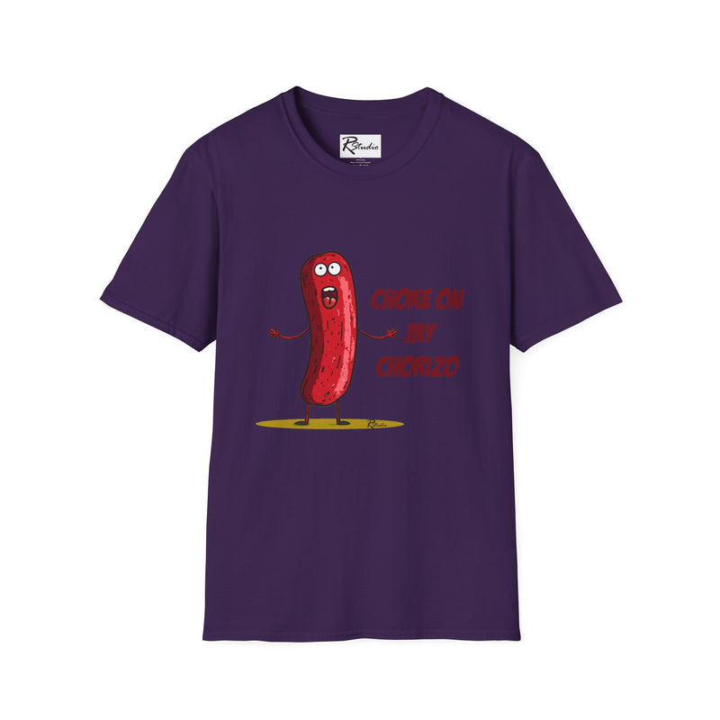 Naughty Nibbles Funny Adult Humor Chorizo Unisex Soft-Style T-Shirt