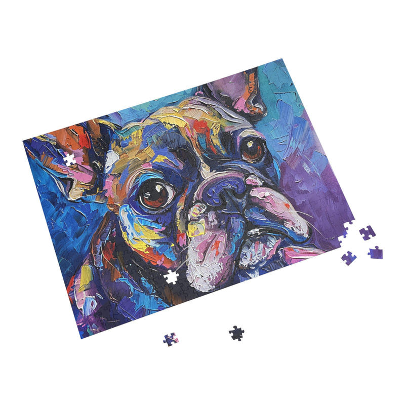 French Bulldog Fine Art Jigsaw Puzzle - 96, 252, 500, 1000 Pieces