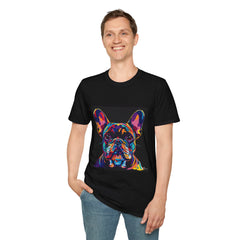 French Bulldog Fine Art Unisex Softstyle T-Shirt