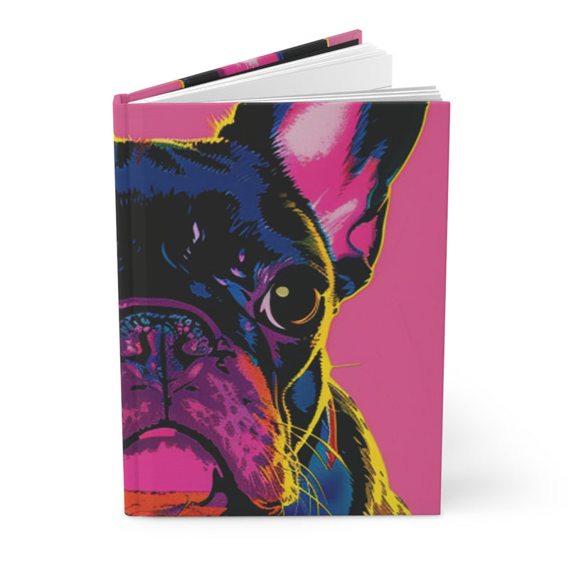 French Bulldog Hardcover Journal - Fine Art Inspired Matte Finish