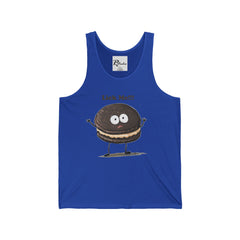 Naughty Nibbles Funny Adult Humor Sandwich Cookie Unisex Soft-Style Tank Top