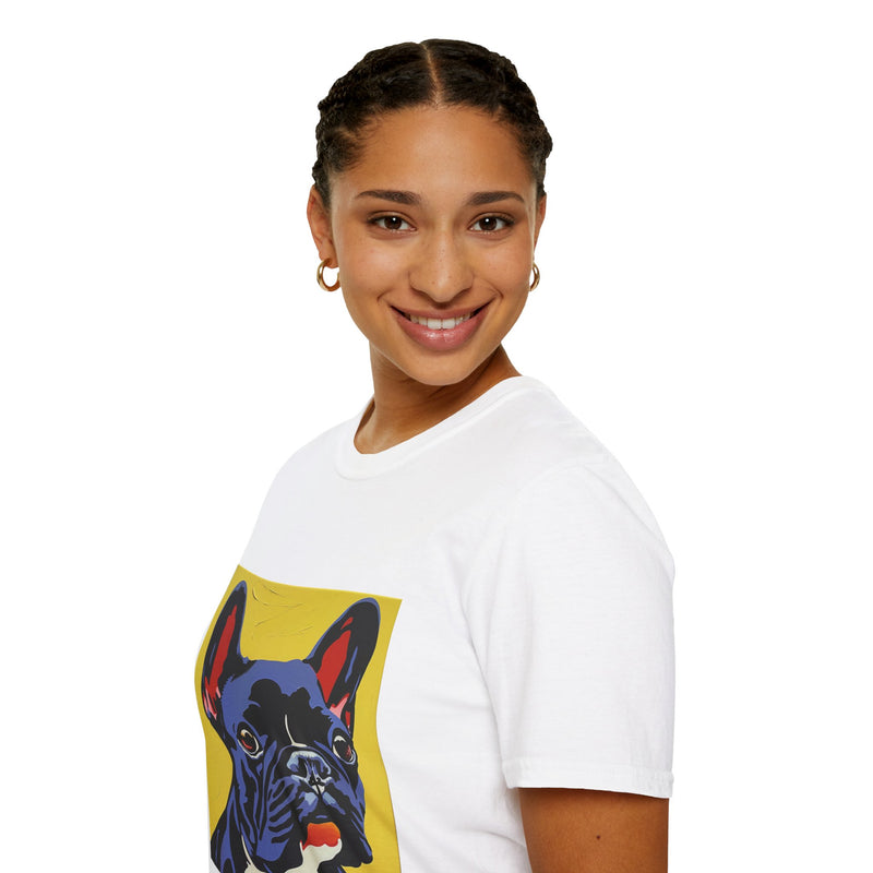 French Bulldog Fine Art Unisex Softstyle T-Shirt