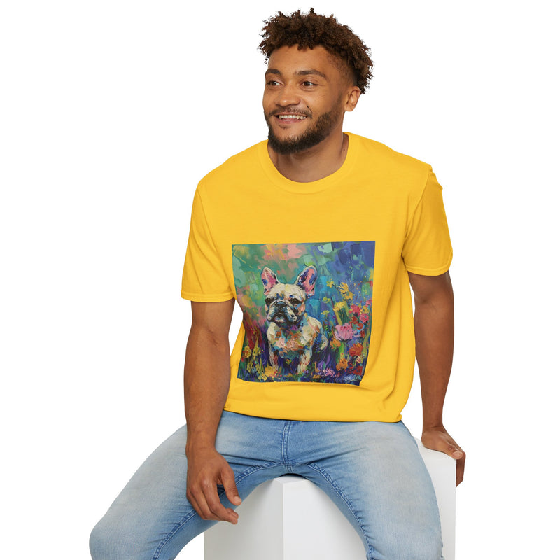 French Bulldog Fine Art Unisex Softstyle T-Shirt