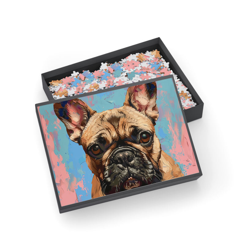 French Bulldog Fine Art Jigsaw Puzzle - 96, 252, 500, 1000 Pieces