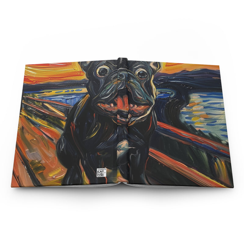 French Bulldog Hardcover Journal - Fine Art Inspired Matte Finish