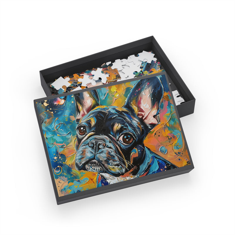 French Bulldog Fine Art Jigsaw Puzzle - 96, 252, 500, 1000 Pieces