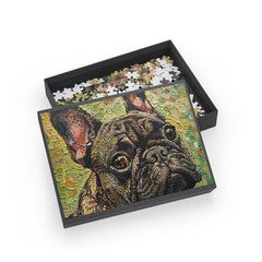 French Bulldog Fine Art Jigsaw Puzzle - 96, 252, 500, 1000 Pieces