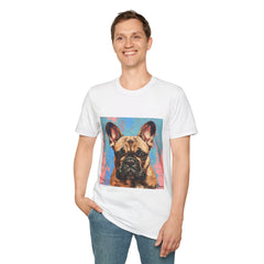 French Bulldog Fine Art Unisex Softstyle T-Shirt