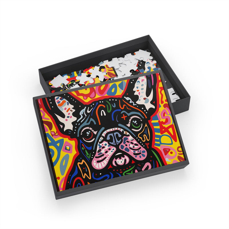 French Bulldog Fine Art Jigsaw Puzzle - 96, 252, 500, 1000 Pieces