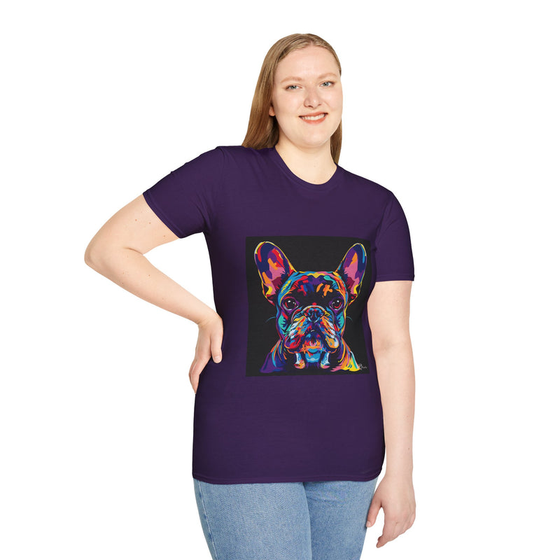 French Bulldog Fine Art Unisex Softstyle T-Shirt