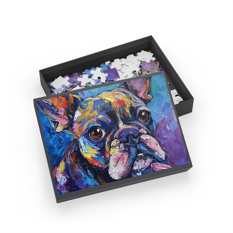 French Bulldog Fine Art Jigsaw Puzzle - 96, 252, 500, 1000 Pieces