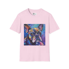 French Bulldog Fine Art Unisex Softstyle T-Shirt