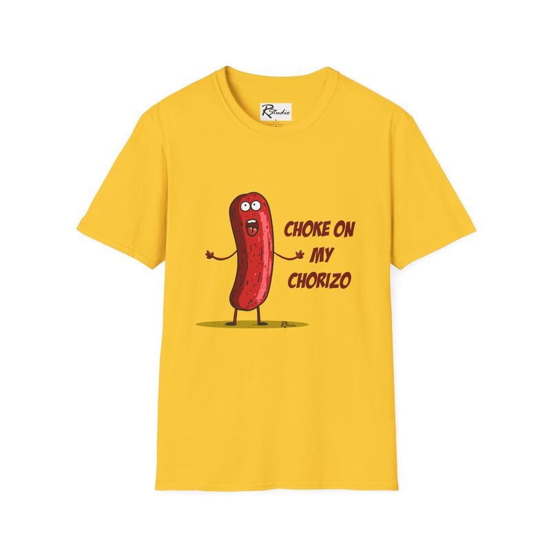 Naughty Nibbles Funny Adult Humor Chorizo Unisex Soft-Style T-Shirt