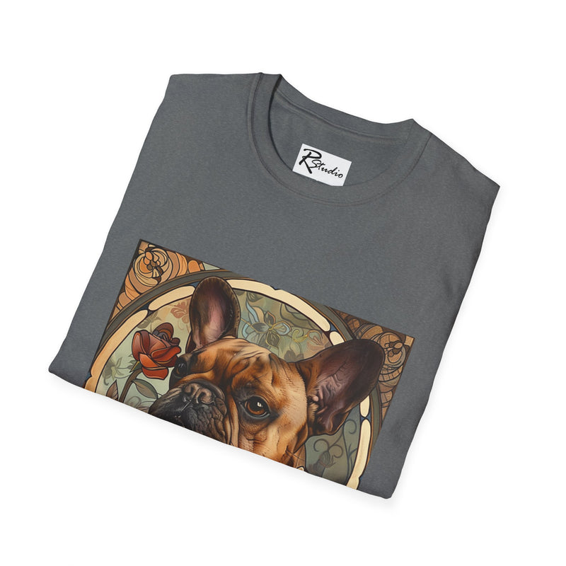 French Bulldog Fine Art Unisex Softstyle T-Shirt