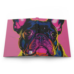 French Bulldog Hardcover Journal - Fine Art Inspired Matte Finish