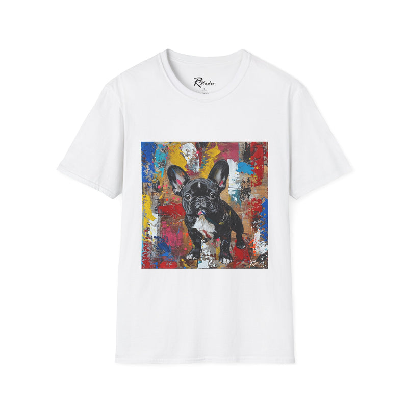 French Bulldog Fine Art Unisex Softstyle T-Shirt