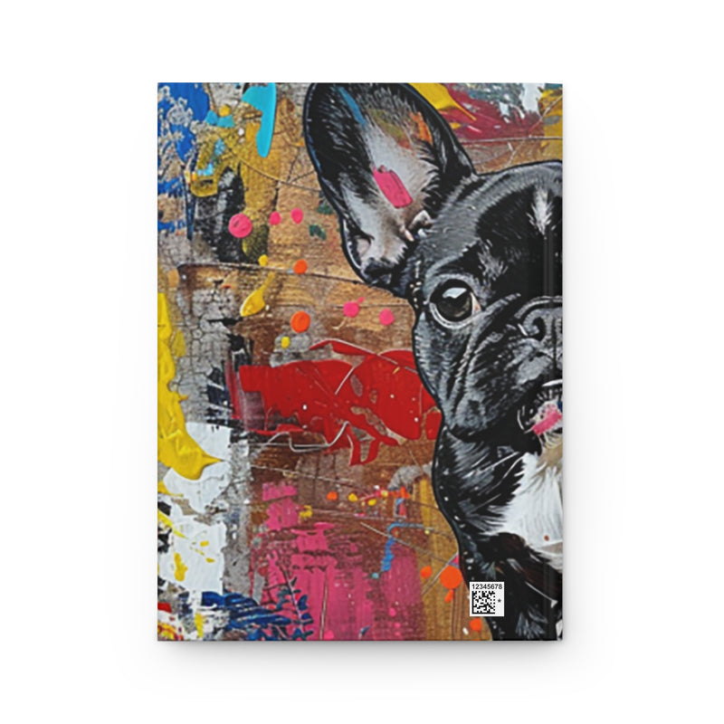 French Bulldog Hardcover Journal - Fine Art Inspired Matte Finish