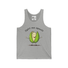 Naughty Nibbles Funny Adult Humor Pistachio Unisex Soft-Style Tank Top