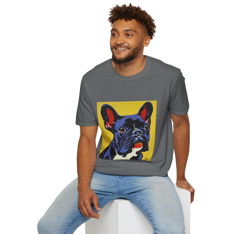 French Bulldog Fine Art Unisex Softstyle T-Shirt