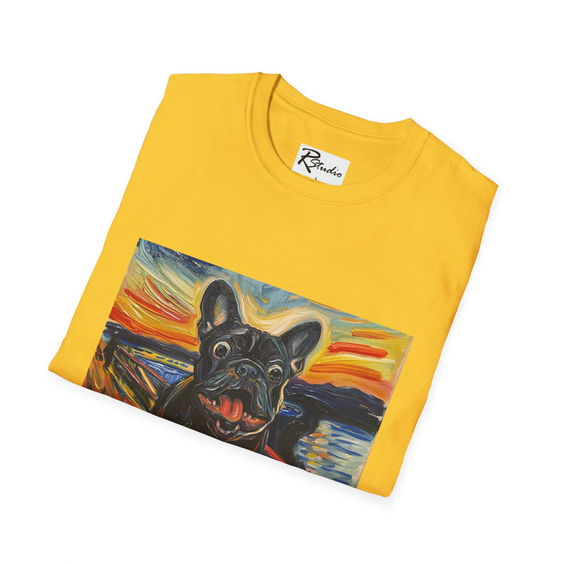 French Bulldog Fine Art Unisex Softstyle T-Shirt