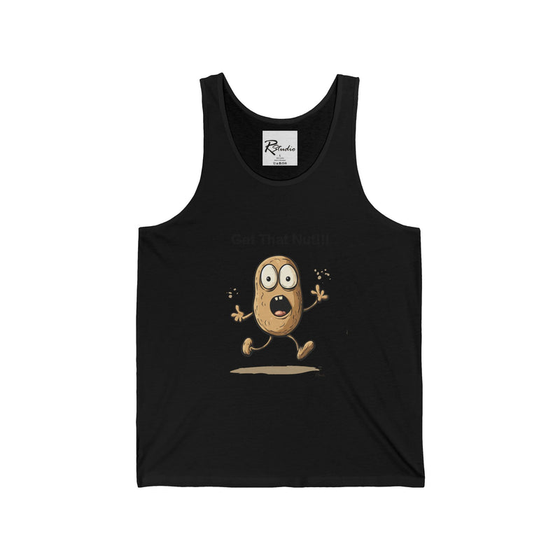 Naughty Nibbles Funny Adult Humor Peanut Unisex Soft-Style Tank Top