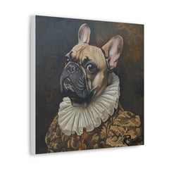 Colorful Fine Art French Bulldog Canvas Print - Multicolored Home Decor