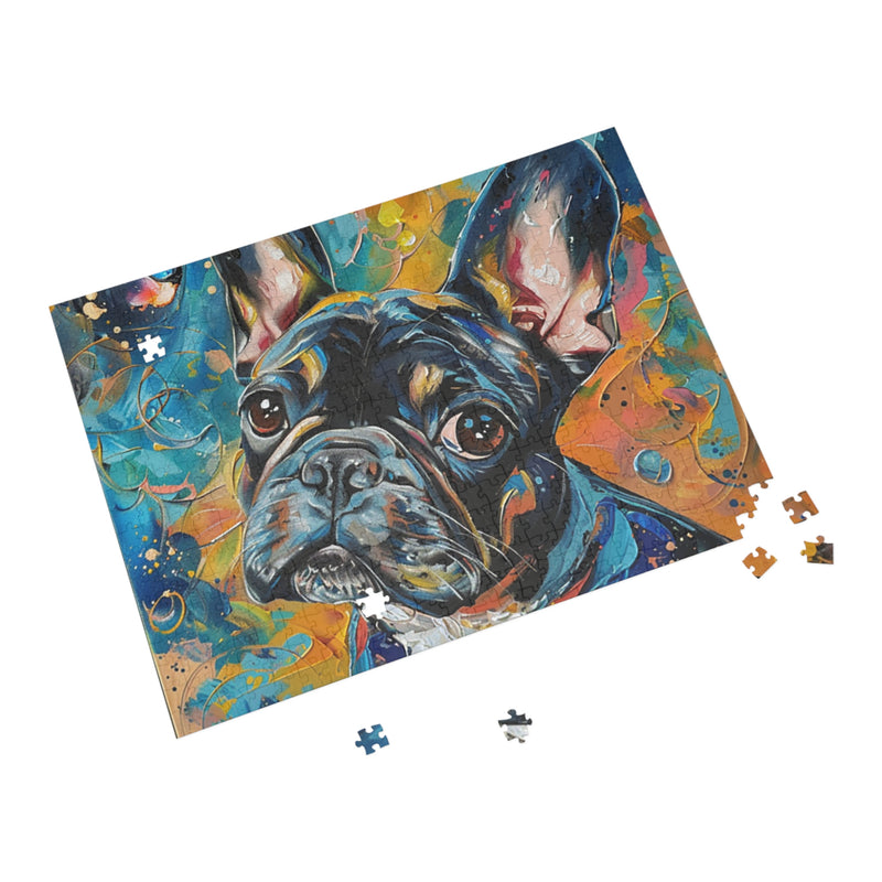 French Bulldog Fine Art Jigsaw Puzzle - 96, 252, 500, 1000 Pieces