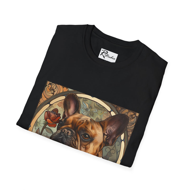 French Bulldog Fine Art Unisex Softstyle T-Shirt