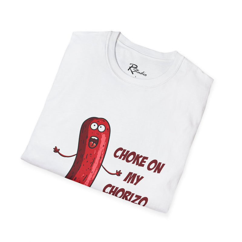 Naughty Nibbles Funny Adult Humor Chorizo Unisex Soft-Style T-Shirt