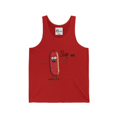 Naughty Nibbles Funny Adult Humor Salami Unisex Soft-Style Tank Top