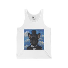 French Bulldog Fine Art Unisex Jersey Tank Top - Stylish & Comfortable