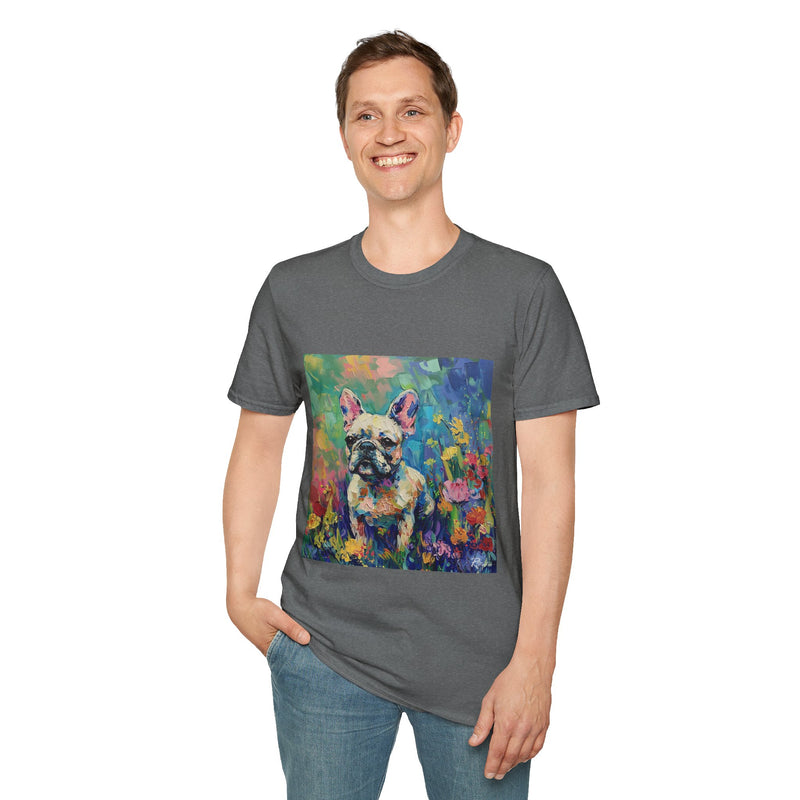 French Bulldog Fine Art Unisex Softstyle T-Shirt