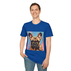 French Bulldog Fine Art Unisex Softstyle T-Shirt