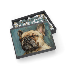 French Bulldog Fine Art Jigsaw Puzzle - 96, 252, 500, 1000 Pieces