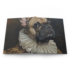 French Bulldog Hardcover Journal - Fine Art Inspired Matte Finish