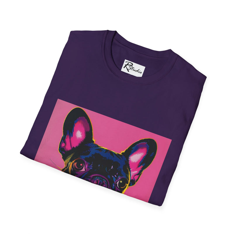 French Bulldog Fine Art Unisex Softstyle T-Shirt