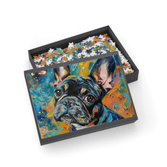 French Bulldog Fine Art Jigsaw Puzzle - 96, 252, 500, 1000 Pieces