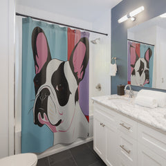 French Bulldog Fine Art Shower Curtain - Stylish Bathroom Decor