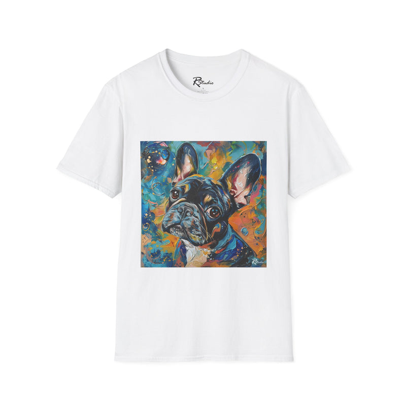 French Bulldog Fine Art Unisex Softstyle T-Shirt